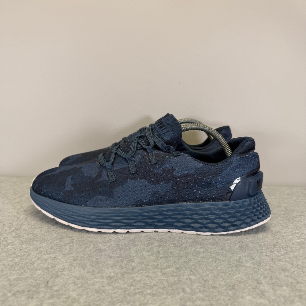 NOBULL Shoes Women Size 7.5 Ripstop Runner Navy Blue Camo Training Sneakers